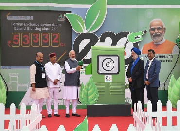 Hon’ble Prime Minister Launched E20 Fuel & Flagged Off Green Mobility Rally from IEW
