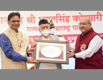 HPCL’s Director – Human Resources honored by Hon'ble Governor of Maharashtra