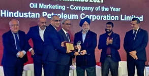 HPCL conferred with 'Oil Marketing Company of the Year' award 2021 by Federation of Indian Petroleum Industry (FIPI), recognizing HPCL’s excellence in Oil and Gas Marketing.